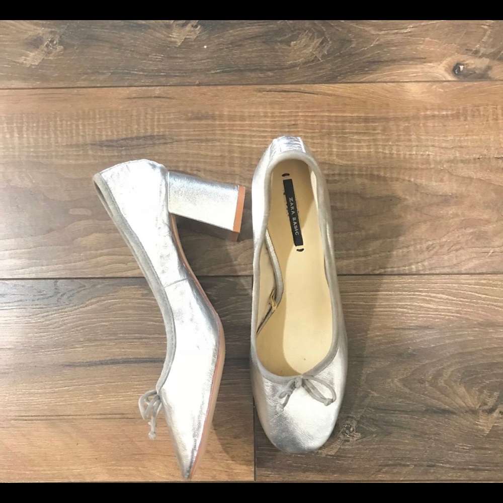 Zara block heels